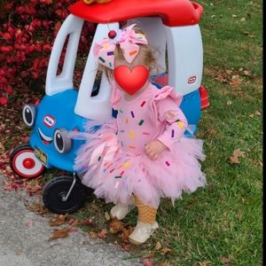 Pink Sprinkle Tutu Costume for Kids
